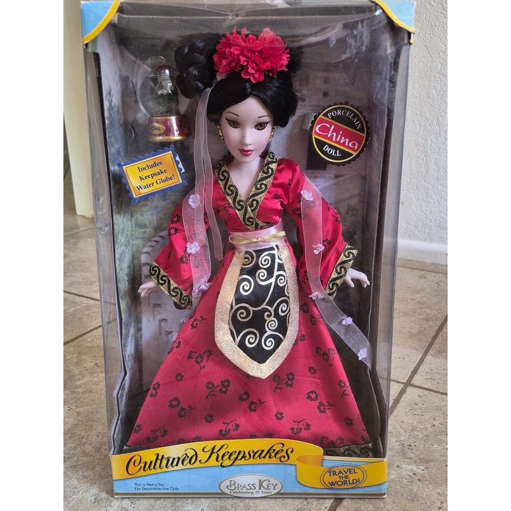Cultural Keepsakes Porcelain China Doll